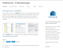 Tablet Screenshot of chilltimes.de